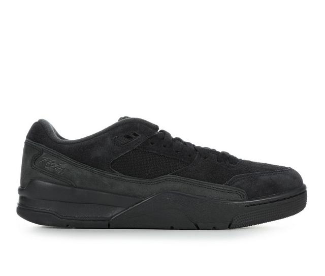Men's Jordan Flight Court Low Sneakers in Black/Black color