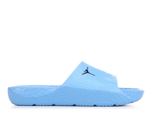 Adults' Jordan Franchise Shower Slides in Univ Blue Black color