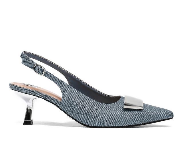 Women's Ninety Union Lana Pumps in Blue Denim color