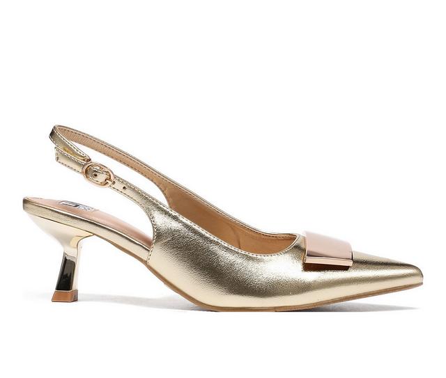 Women's Ninety Union Lana Pumps in Gold color