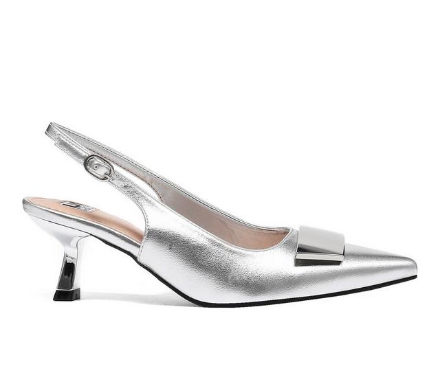 Women's Ninety Union Lana Pumps in Silver color