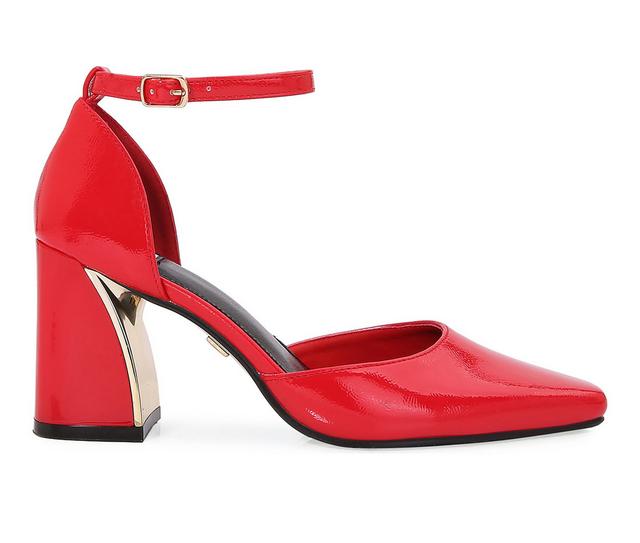 Women's Ninety Union Megan Dress Sandals in Red color