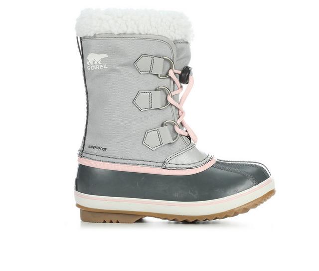 Girls' Sorel Little Kid & Big Kid Yoot Pac Winter Boots in Dove/Gum color