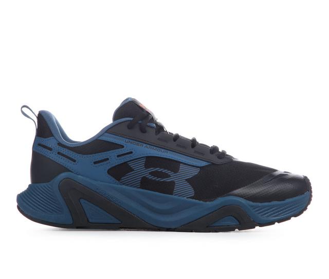 Men's Under Armour Charged Commit TR 5 Training Shoes in Blue/Black color