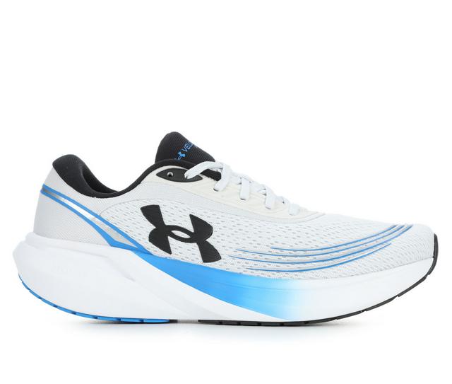 Men's Under Armour Men's Velociti Pace Running Shoes in GRY/BLU/BLK color