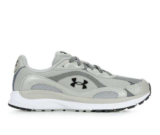 Under Armour Men's Tech Runner Sneakers in Grey/Clay Green color