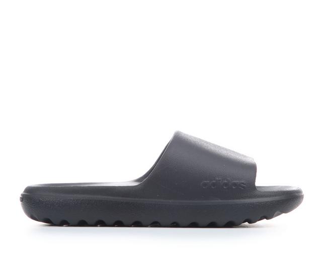 Kids' Adidas Little Kid Adilette Lumia Sport Slides in Black color