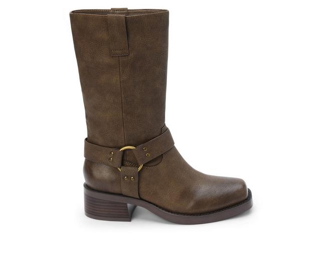 Women's Coconuts by Matisse Autumn Mid-Calf Boots in Coffee color