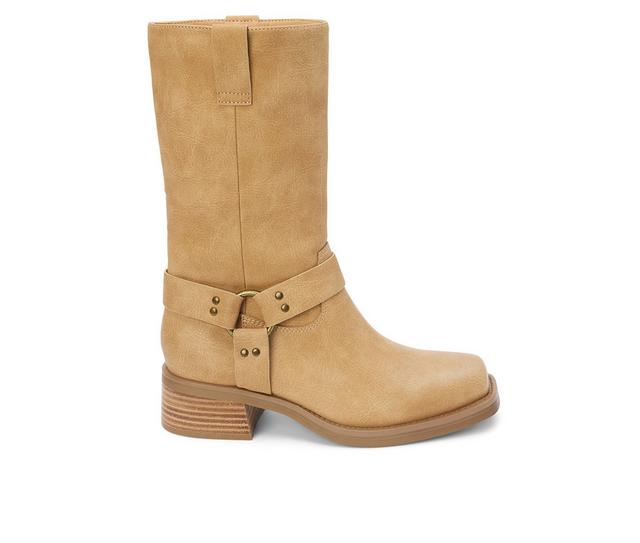 Women's Coconuts by Matisse Autumn Mid-Calf Boots in Natural color