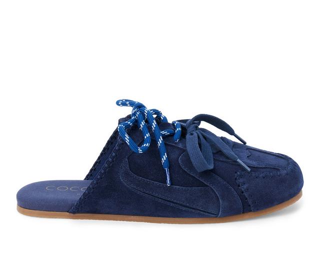 Women's Coconuts by Matisse Devyn Mules in Navy color