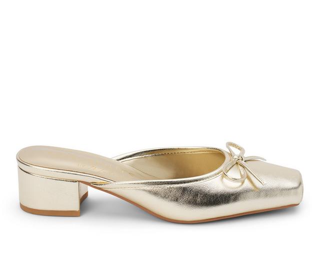 Women's Coconuts by Matisse Geneva Dress Sandals in Gold color