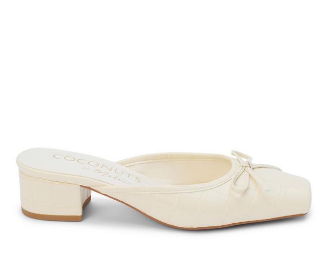 Women's Coconuts by Matisse Geneva Dress Sandals in Ivory Croc color