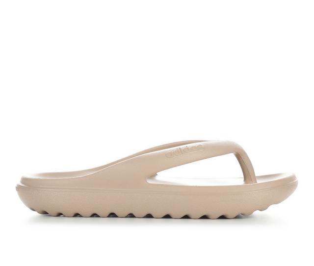 Women's Adidas Adilette Lumia Flip Flop Sport Slides in Khaki color