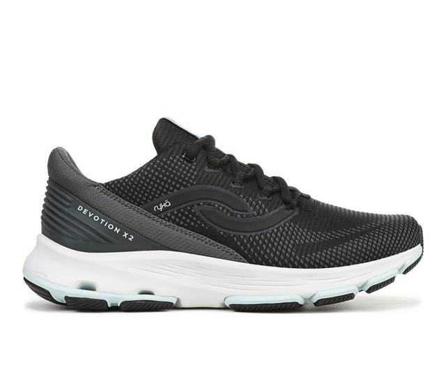 Women's Ryka Devotion X 2 Training Shoes in Black color