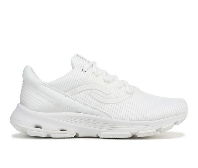 Women's Ryka Devotion X 2 Training Shoes in Brlnt White color