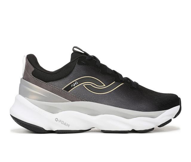 Women's Ryka Elevate Lx Running Shoes in Black color