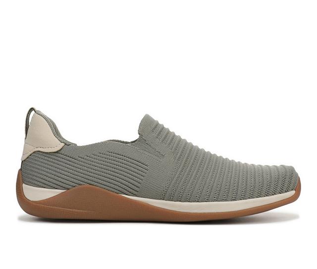 Women's Ryka Era Knit Slip-On in Vet Green color