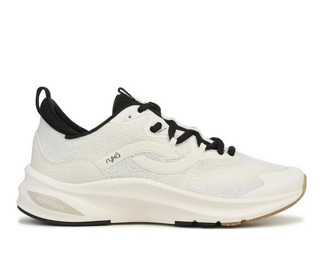 Women's Ryka Never Quit 2 Training Shoes in White/Black color