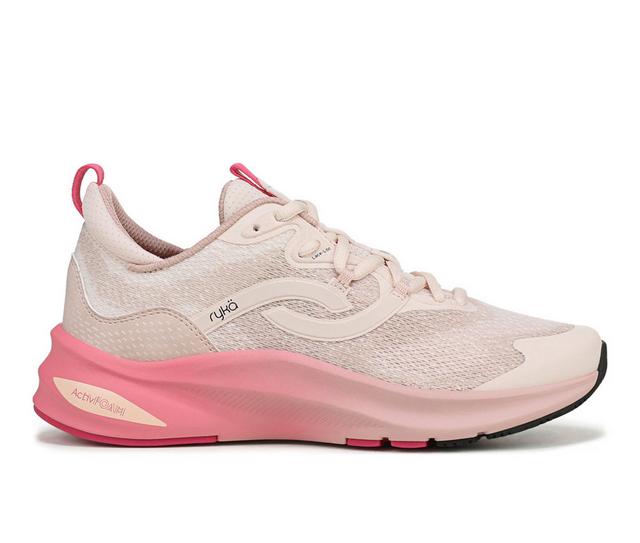 Women's Ryka Never Quit 2 Training Shoes in Shell Pink color