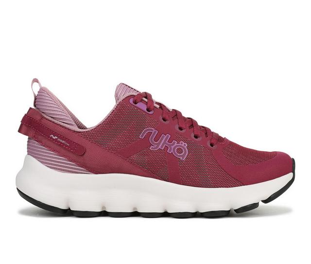 Women's Ryka Podflow Training Shoes in Berry Red color