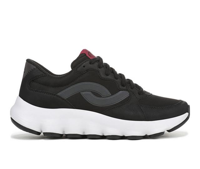 Women's Ryka Podflow Retro Sneakers in Black color
