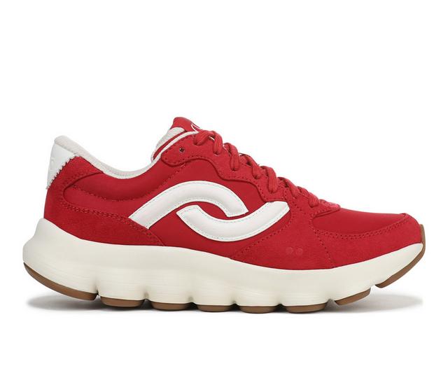 Women's Ryka Podflow Retro Sneakers in Salsa Red color