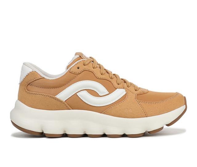 Women's Ryka Podflow Retro Sneakers in Yellow Oak color