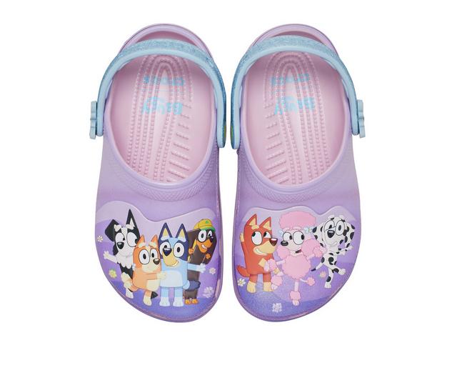 Kids' Crocs Infant & Toddler Classic Bluey Clog in Pink Multi color