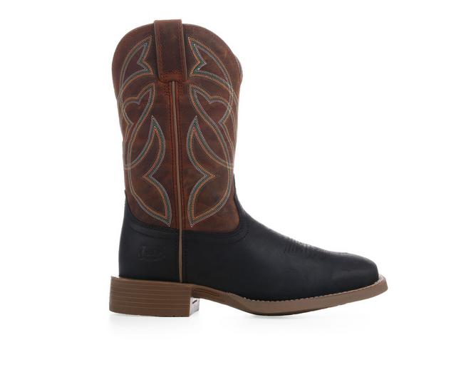 Men's Justin Boots SE7517 STAMPEDE Cowboy Boots in Black color