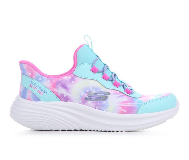 Kids' Skechers Little Kid & Big Kid Bounder Pro Slip Ins in Turq/Pink/Multi color