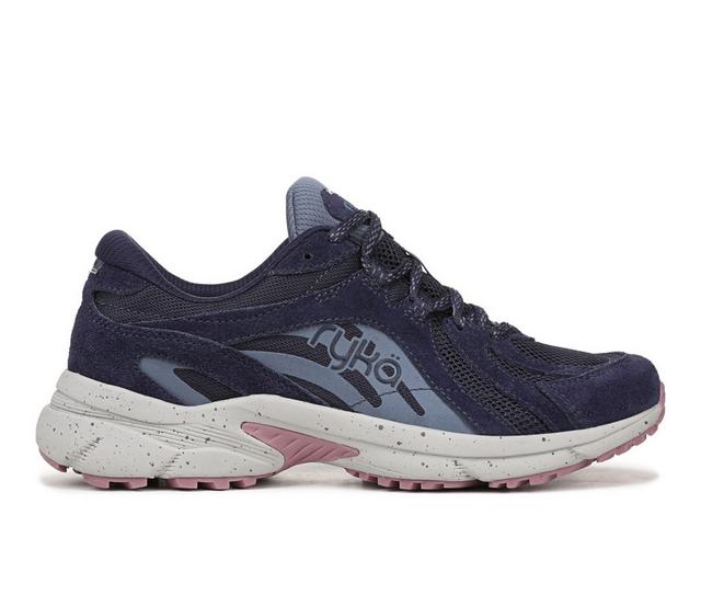 Women's Ryka Skylift Tr Walking Shoes in Academy Blue color