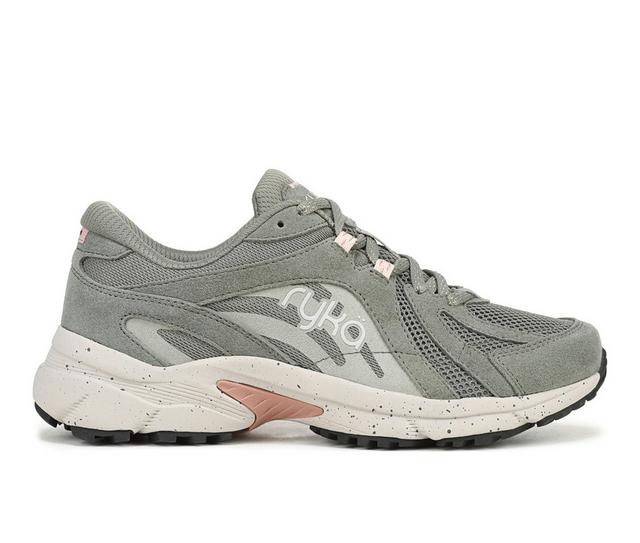 Women's Ryka Skylift Tr Walking Shoes in Vet Green color