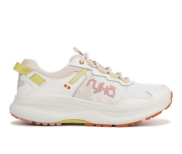 Women's Ryka Treetop trail Trail Running Shoes in White Alysm color