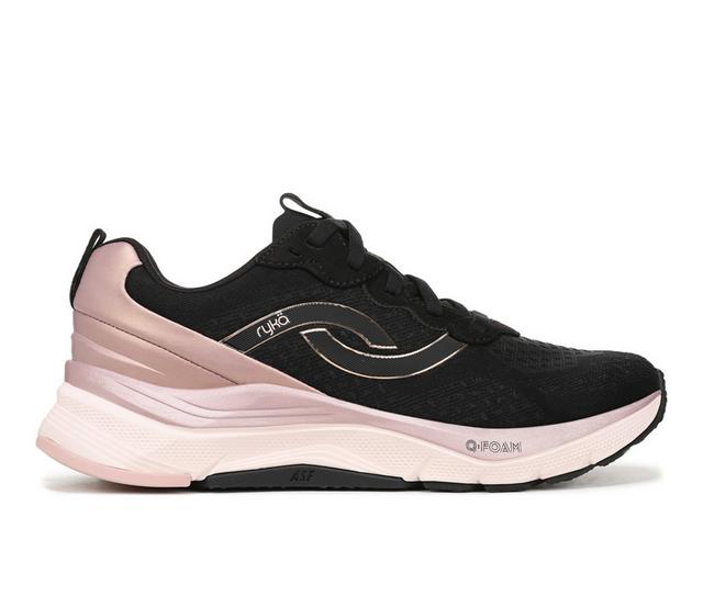 Women's Ryka Uplift Lx Running Shoes in Black color
