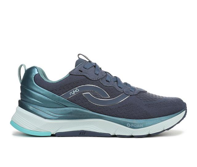 Women's Ryka Uplift Lx Running Shoes in Vintage Blue color