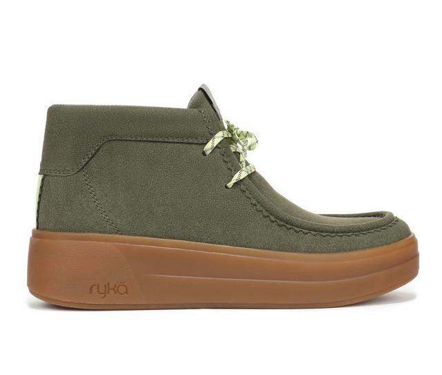 Women's Ryka Vibrant Booties in Alpine Green color