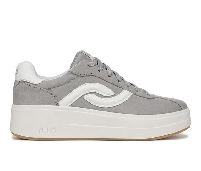 Women's Ryka Viv Max Platform Sneakers in Paloma Grey color