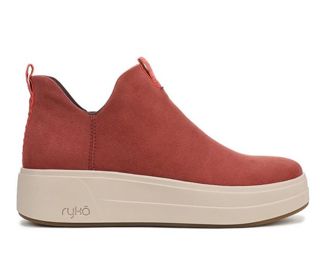 Women's Ryka Vivie Booties in Red Ochre color