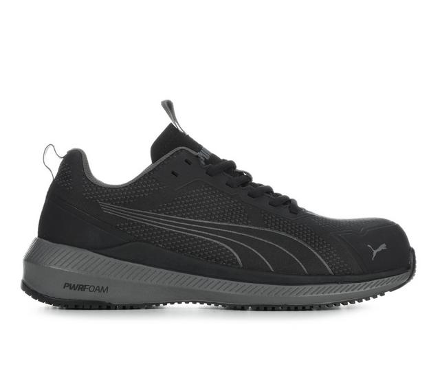 Men's Puma Safety POWER FOAM SLIDE Work Shoes in Black color