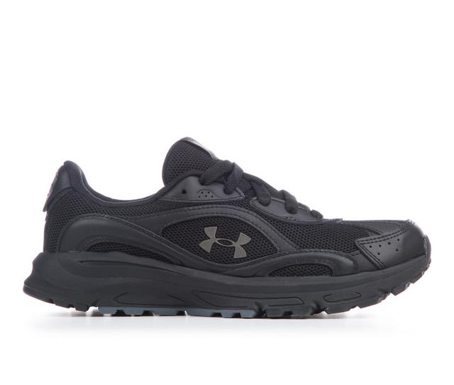 Kids' Under Armour Big Kid Tech Runner Running Shoes in Black/Black color