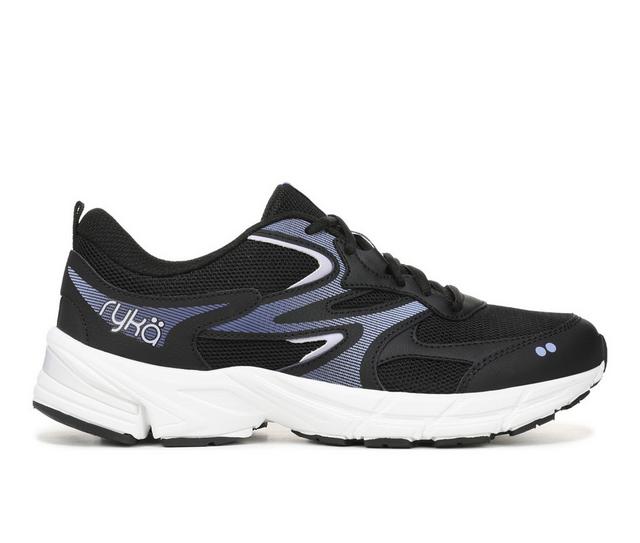 Women's Ryka Invoke 2 Walking Shoes in Black color
