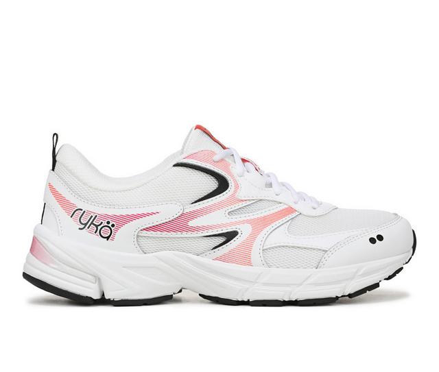 Women's Ryka Invoke 2 Walking Shoes in Brilliant White color