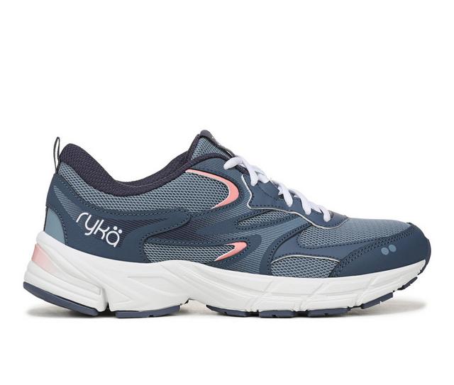 Women's Ryka Invoke 2 Walking Shoes in Vintage Blue color