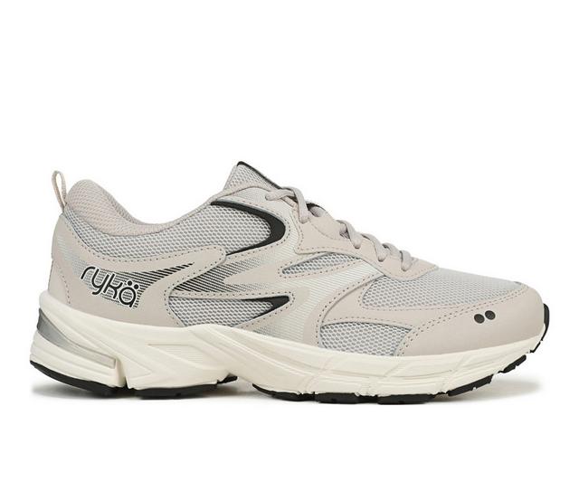 Women's Ryka Invoke 2 Walking Shoes in Snow/Taupe color