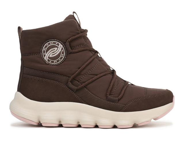 Women's Ryka Podflow Boot Booties in Chic Brown color
