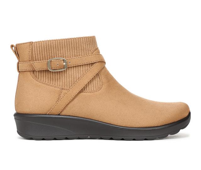 Women's LifeStride Gates Booties in Honey Tan color