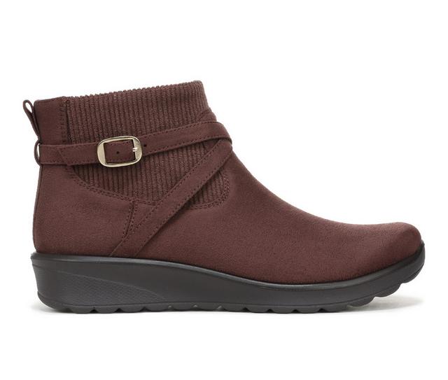 Women's LifeStride Gates Booties in Coffee color
