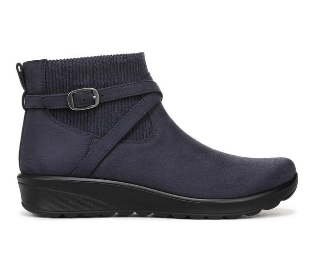 Women's LifeStride Gates Booties in Navy Blazer color