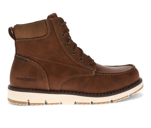 Men's Dockers Davis Casual Boots in Cognac color