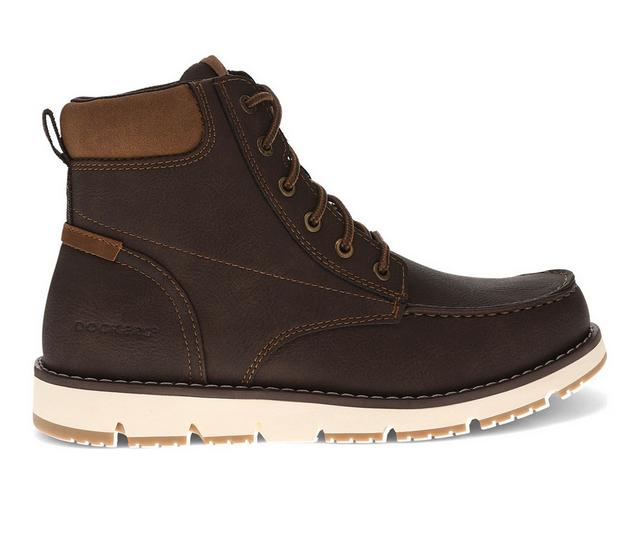 Men's Dockers Davis Casual Boots in Dark Brown color